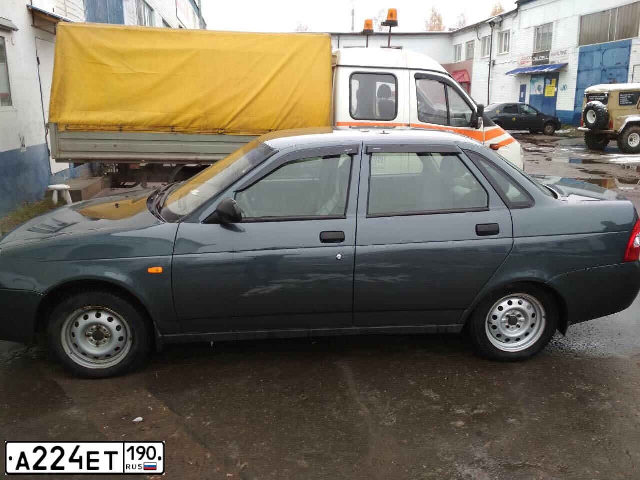 Фото автомобиля LADA 2170 PRIORA, 2009 — госномер А224ЕТ190. Цвет: СЕРО-СИНЕ-ЗЕЛЕНЫЙ