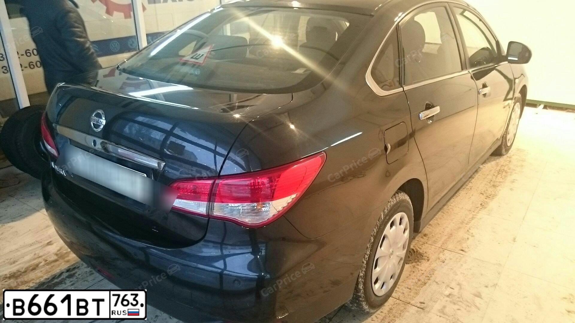 Фото автомобиля NISSAN ALMERA /AVTOVAZ/, 2015 — госномер В661ВТ763. Цвет: ЧЕРНЫЙ