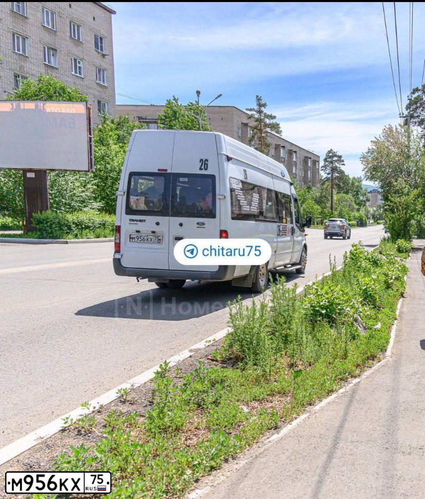 Фото автомобиля FORD TRANSIT, 2013 — госномер М956КХ75. Цвет: БЕЛЫЙ