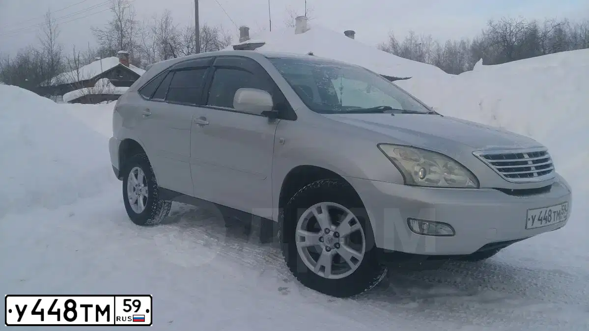 Фото автомобиля TOYOTA HARRIER TOYOTA HARRIER, 2004 — госномер Р363УТ159. Цвет: Фиолетовый