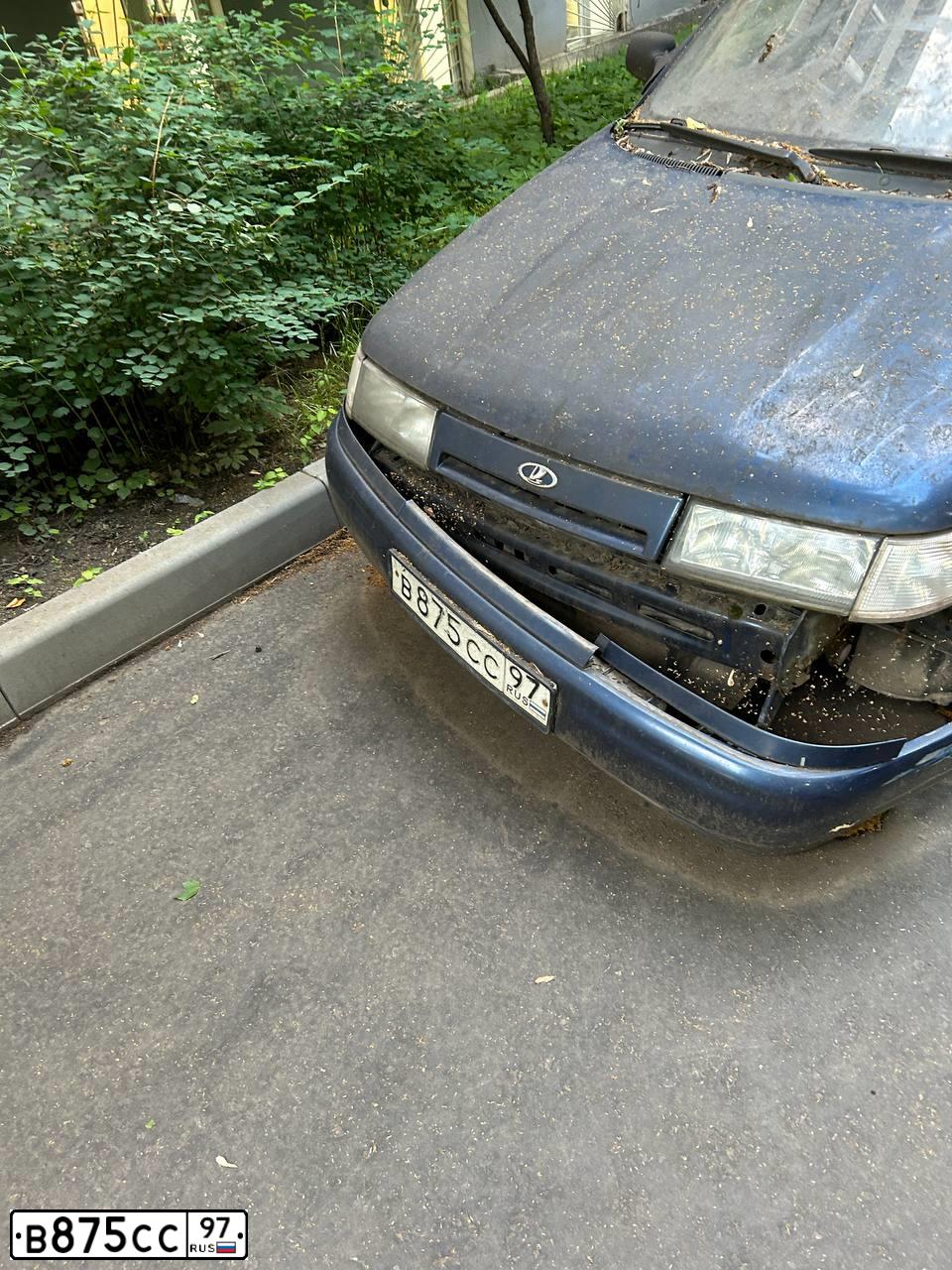 Фото автомобиля LADA 2111, 2005 — госномер В875СС97. Цвет: ТЕМНО-СИНИЙ