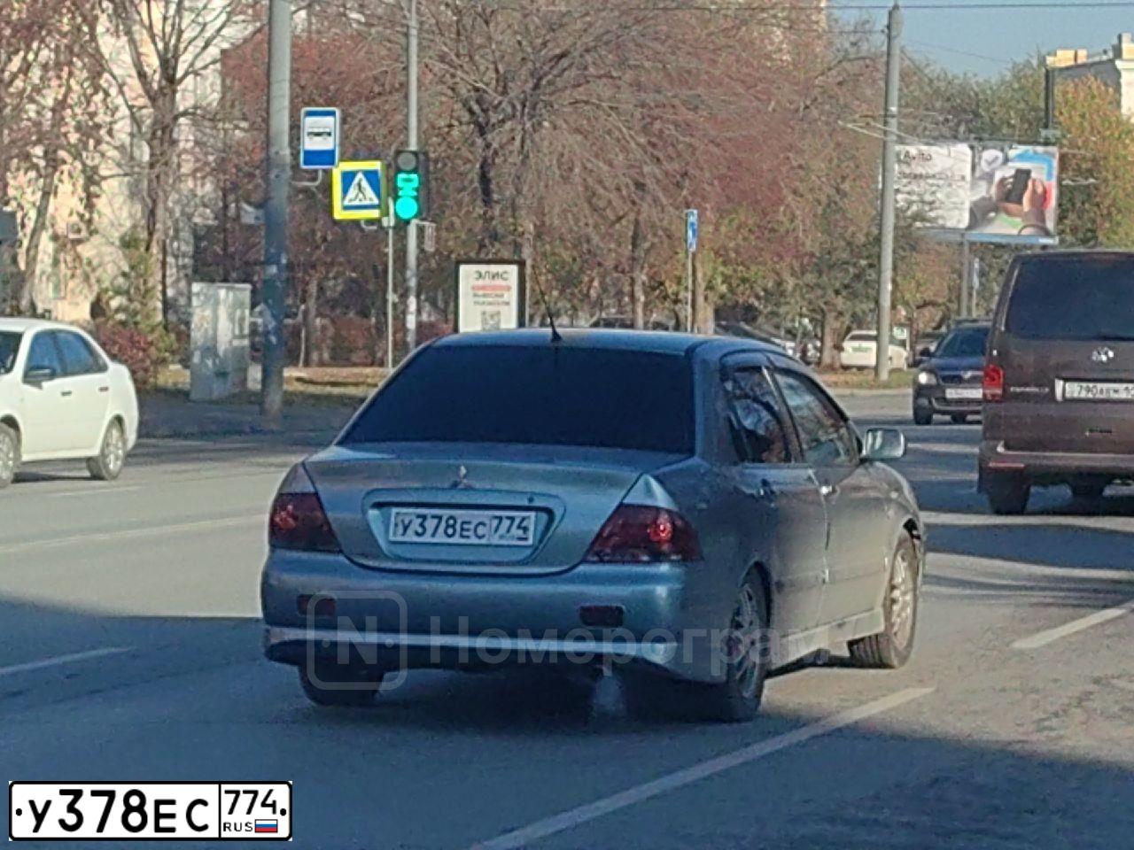 Фото автомобиля MITSUBISHI LANCER, 2007 — госномер С075ЕМ102. Цвет: СВЕТЛО-СЕРО-ЗЕЛЕНЫЙ