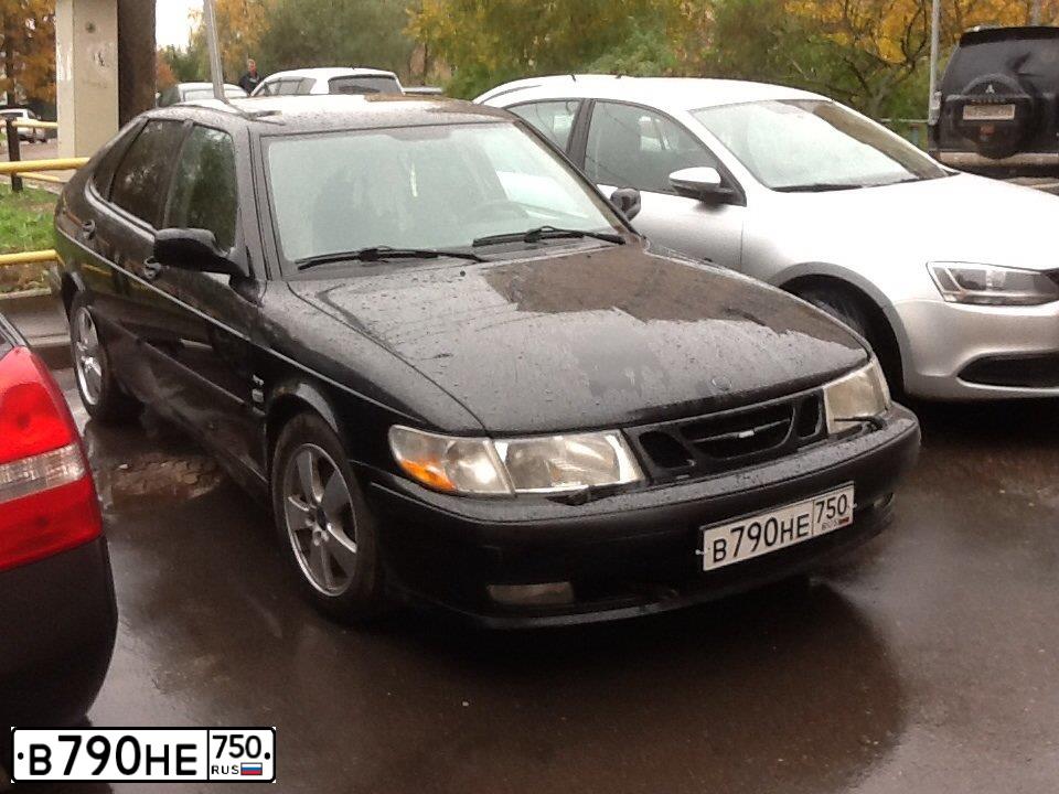 Фото автомобиля SAAB 9-3, 2001 — госномер Е835МР82. Цвет: ЧЕРНЫЙ