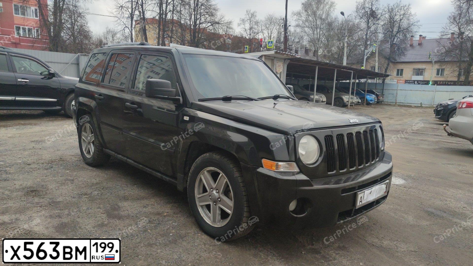 Фото автомобиля JEEP LIBERTY, 2007 — госномер А395АС57. Цвет: ЧЕРНЫЙ