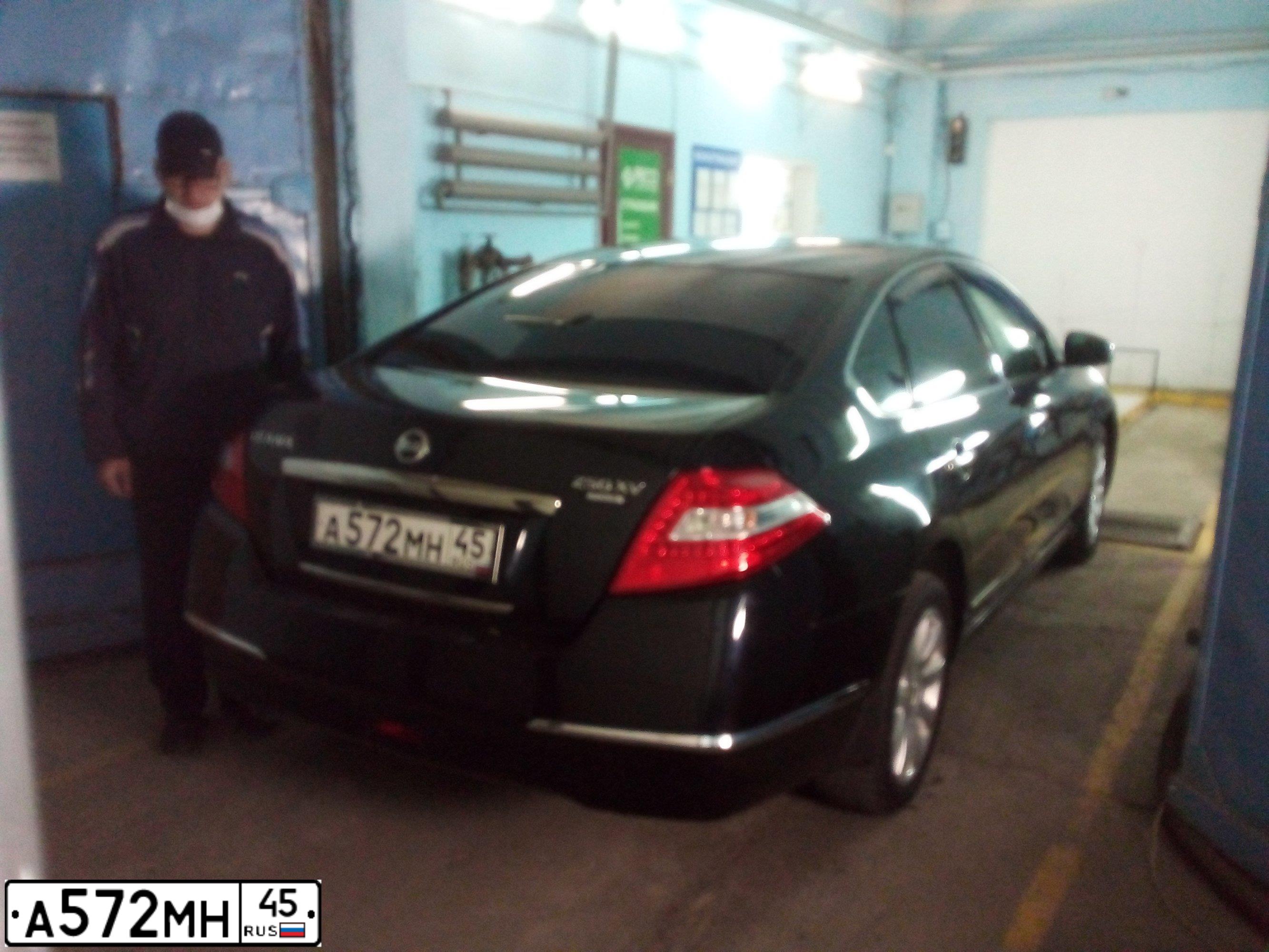 Фото автомобиля NISSAN TEANA, 2011 — госномер Н104НТ14. Цвет: ЧЕРНЫЙ