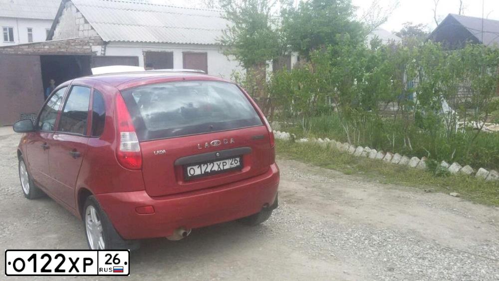 Фото автомобиля LADA 1119 KALINA, 2007 — госномер М426ЕЕ71. Цвет: СЕРЕБРИСТО-КРАСНЫЙ