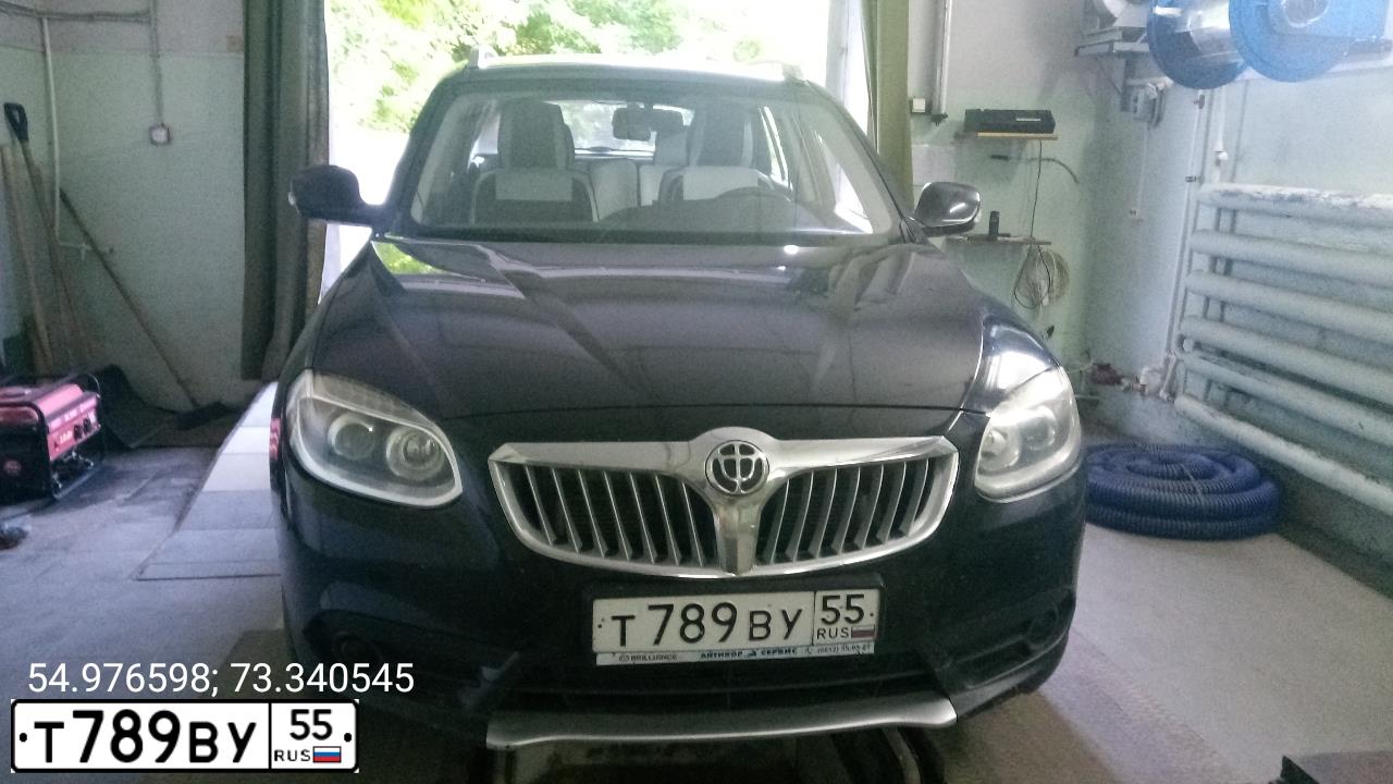 Фото автомобиля BRILLIANCE V5, 2014 — госномер Т789ВУ55. Цвет: ЧЕРНЫЙ