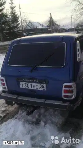Фото автомобиля LADA 2131 NIVA, 2006 — госномер Т301НС86. Цвет: синий