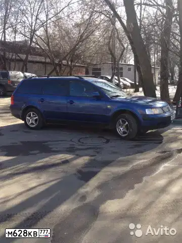 Фото автомобиля VOLKSWAGEN PASSAT, 1999 — госномер М628КВ777. Цвет: ГОЛУБОЙ-ПЕРЛАМУТРОВ