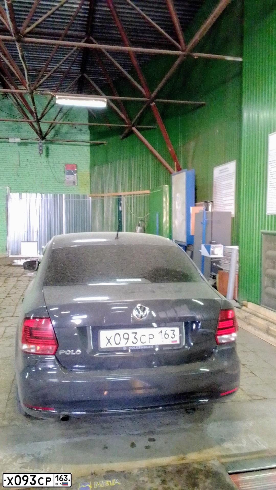 Фото автомобиля ФОЛЬКСВАГЕН ПОЛО, 2016 — госномер М970УУ73. Цвет: СЕРЫЙ