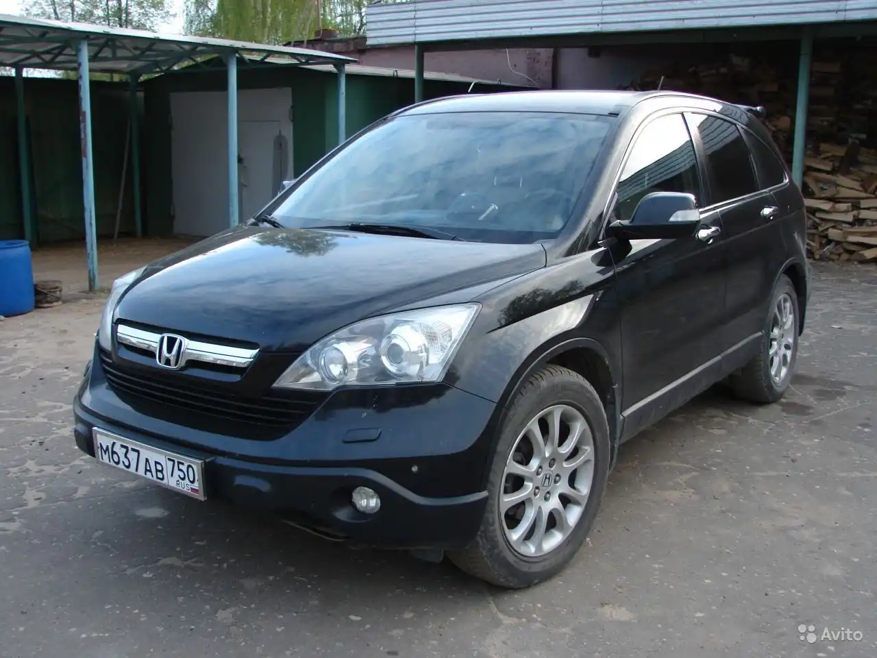 Фото автомобиля HONDA CR-V, 2007 — госномер О007НЕ64. Цвет: ЧЕРНЫЙ