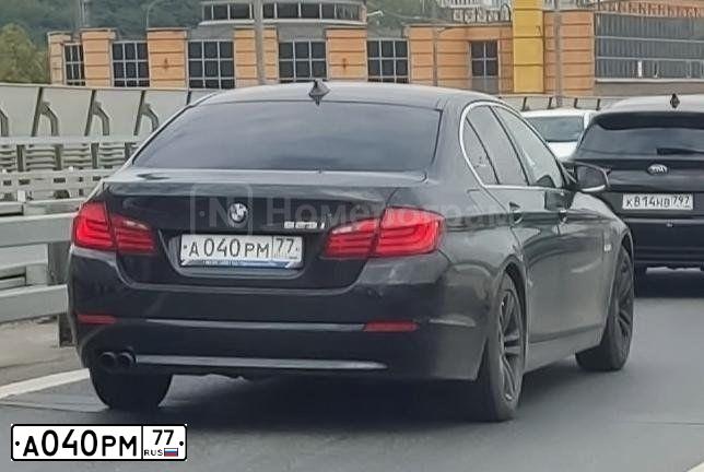 Фото автомобиля BMW 523I, 2010 — госномер Р450ТК186