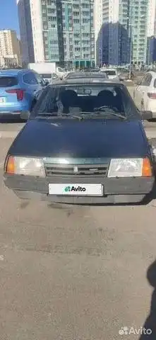 Фото автомобиля LADA 2109 SAMARA, 2002 — госномер К145УО60. Цвет: Темно-зеленый