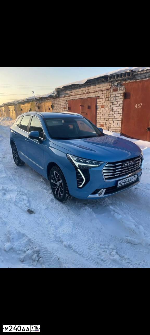 Фото автомобиля HAVAL JOLION, 2021 — госномер С766РВ716. Цвет: синий