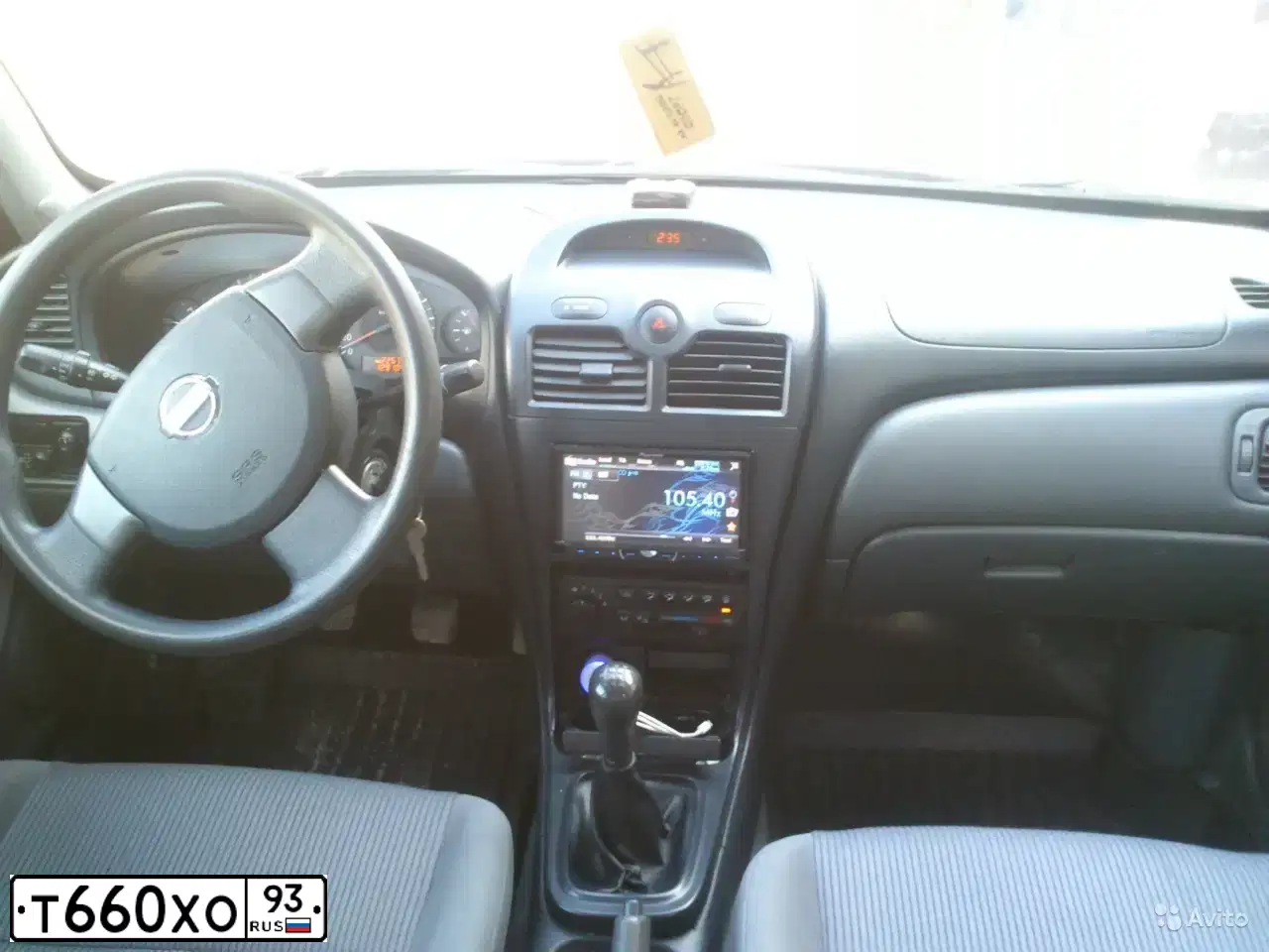 Фото автомобиля NISSAN ALMERA, 2007 — госномер Т660ХО93. Цвет: ЧЕРНЫЙ