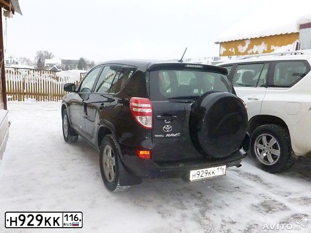 Фото автомобиля TOYOTA RAV4, 2010 — госномер Е995НК12. Цвет: ЧЕРНЫЙ