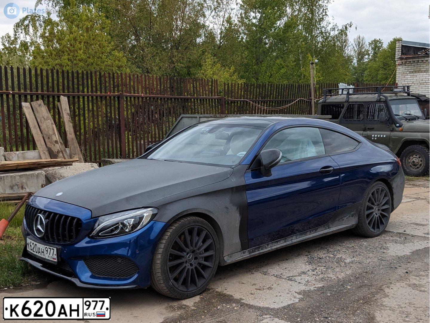 Фото автомобиля MERCEDES-BENZ C43, 2016 — госномер М126ТО797. Цвет: ЧЕРНЫЙ