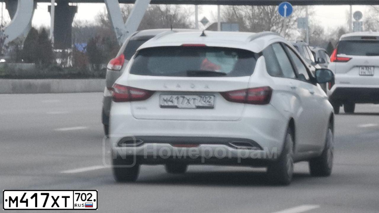 Фото автомобиля VAZ LADA VESTA, 2023 — госномер М417ХТ702. Цвет: Белый
