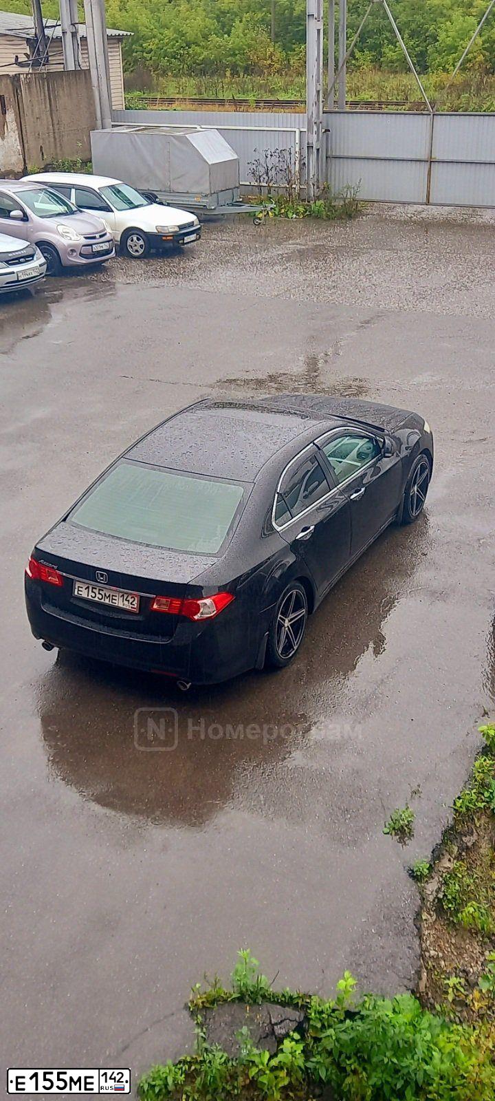 Фото автомобиля HONDA ACCORD, 2011 — госномер У888КМ142. Цвет: ЧЕРНЫЙ