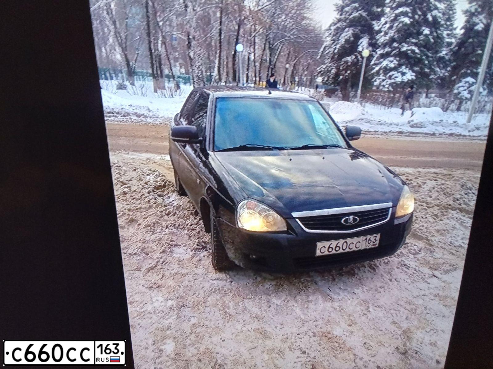 Фото автомобиля LADA 2170 PRIORA, 2012 — госномер С660СС163. Цвет: Сине-Черный