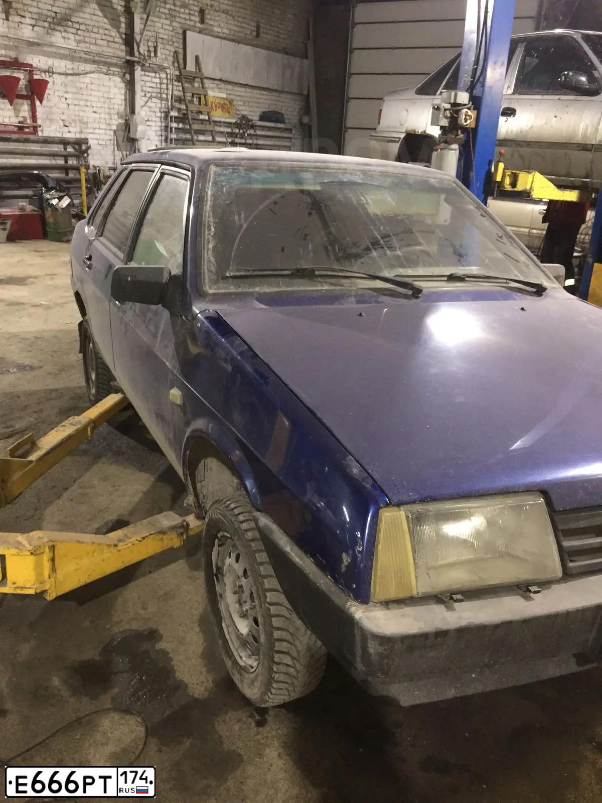 Фото автомобиля LADA 2109 SAMARA, 2002 — госномер О113АХ196. Цвет: синий