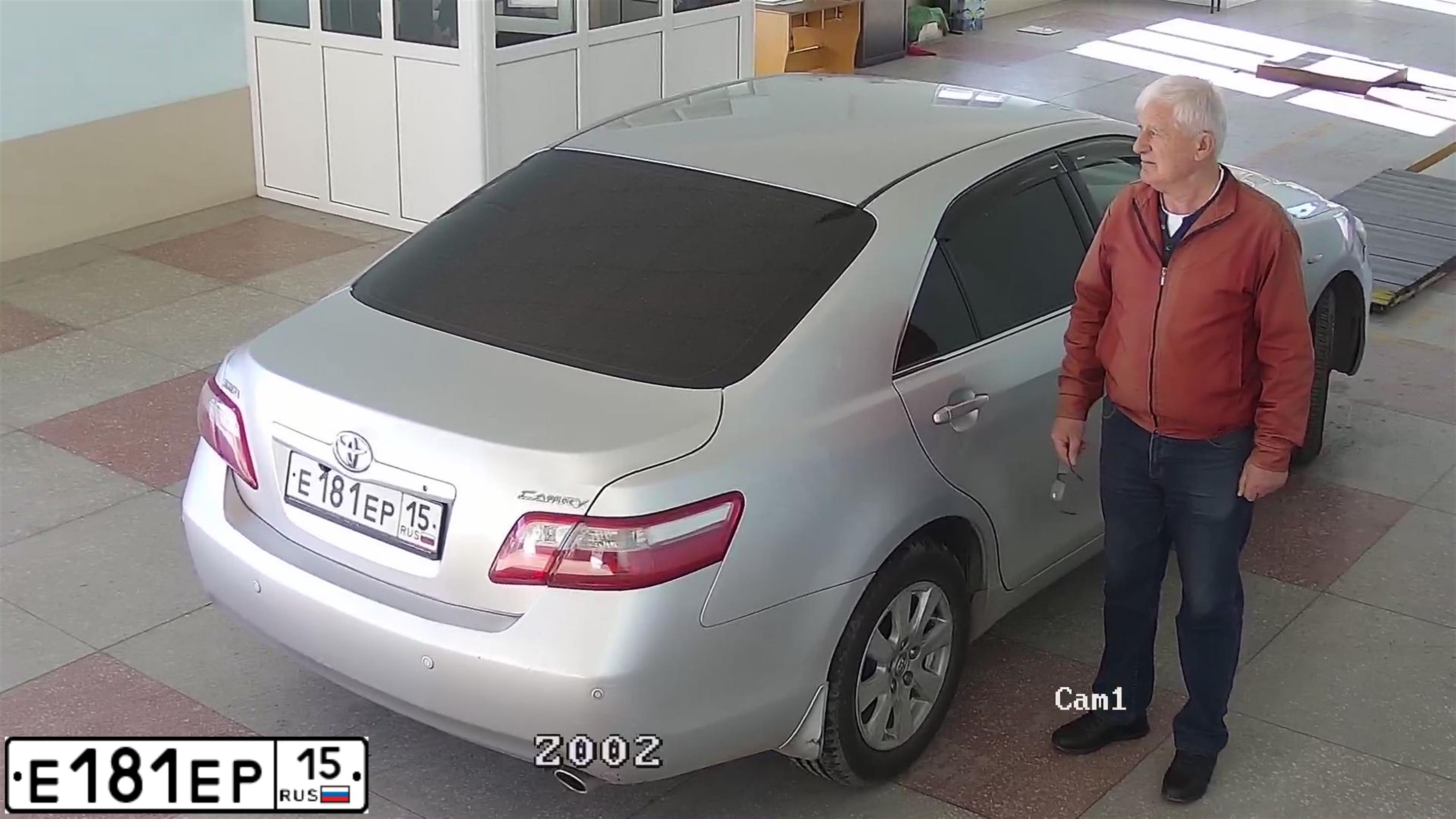 Фото автомобиля TOYOTA CAMRY, 2007 — госномер К999РТ15