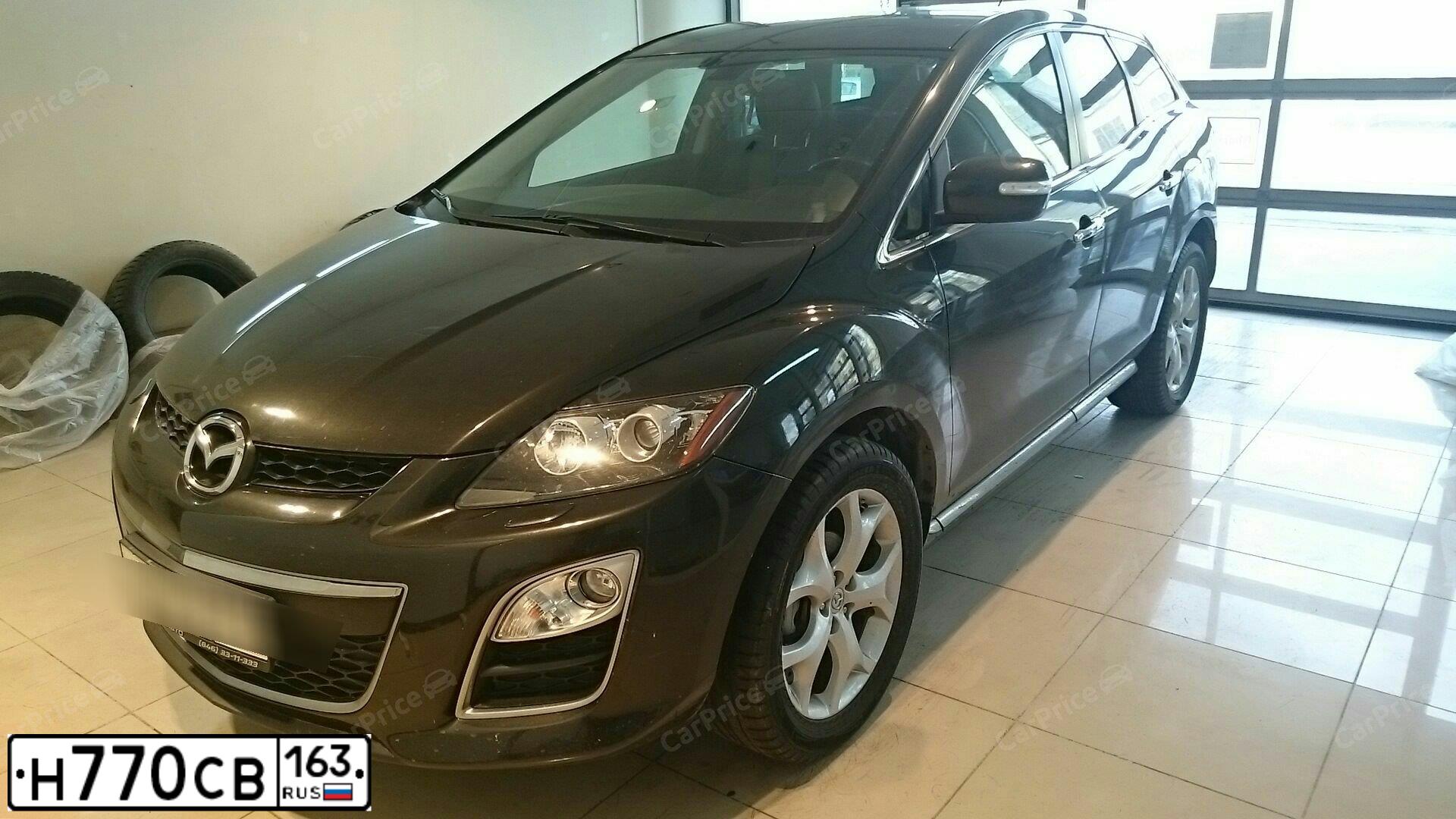 Фото автомобиля MAZDA CX-7, 2010 — госномер Н770СВ163. Цвет: ЧЕРНЫЙ
