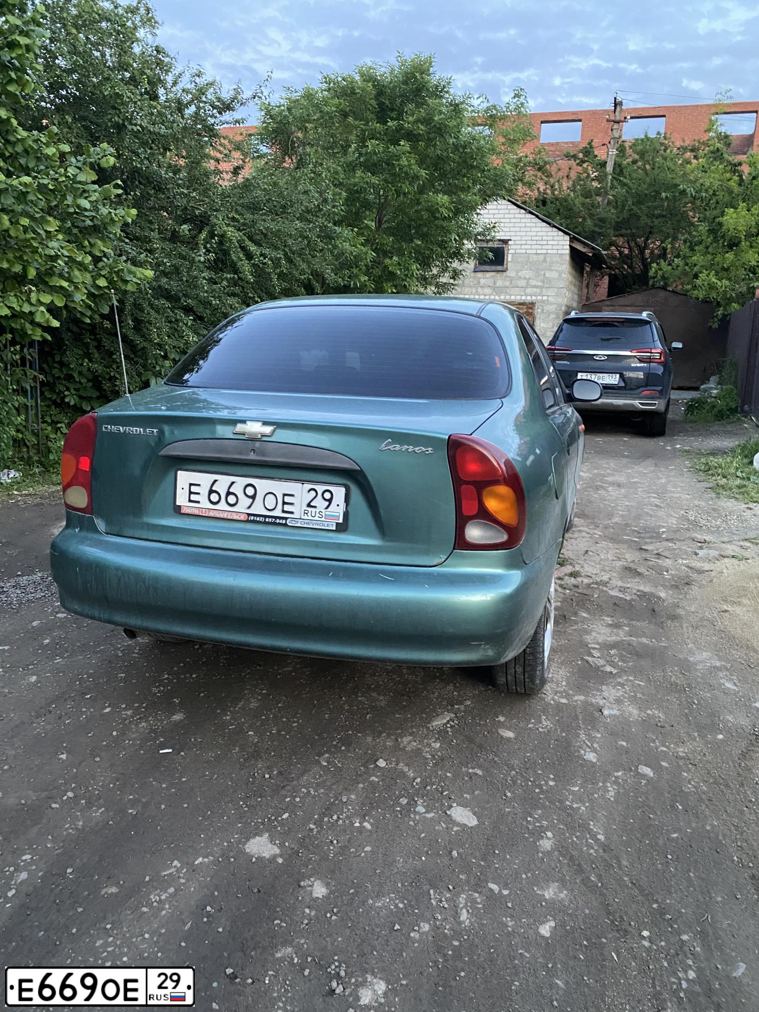 Фото автомобиля ZAZ LANOS, 2007 — госномер О013ОН193. Цвет: ЗЕЛЕНЫЙ