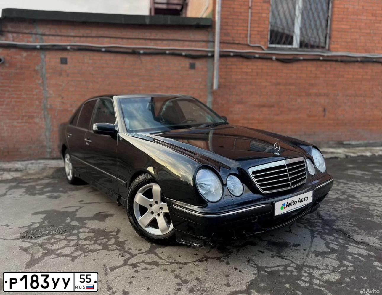 Фото автомобиля MERCEDES-BENZ E240, 1999 — госномер М148ТС67. Цвет: ЧЕРНЫЙ