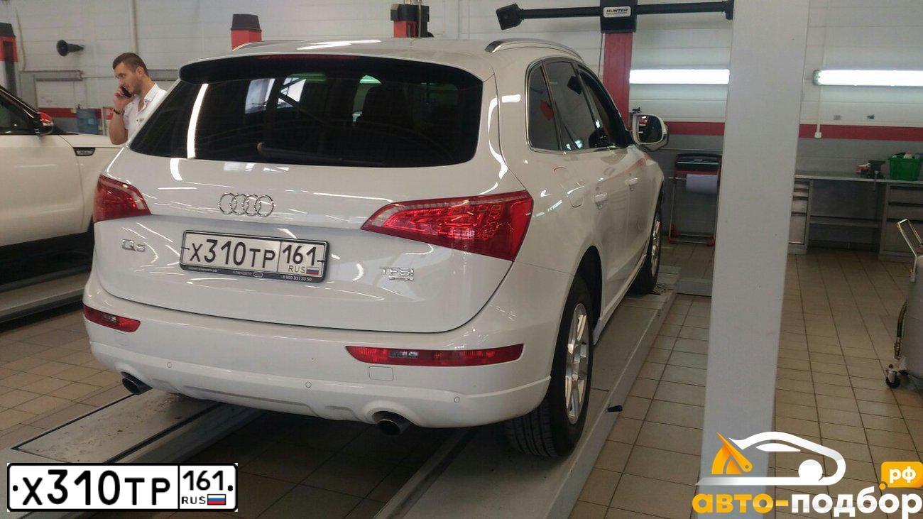 Фото автомобиля АУДИ Q5, 2012 — госномер Т233ЕХ193. Цвет: Белый