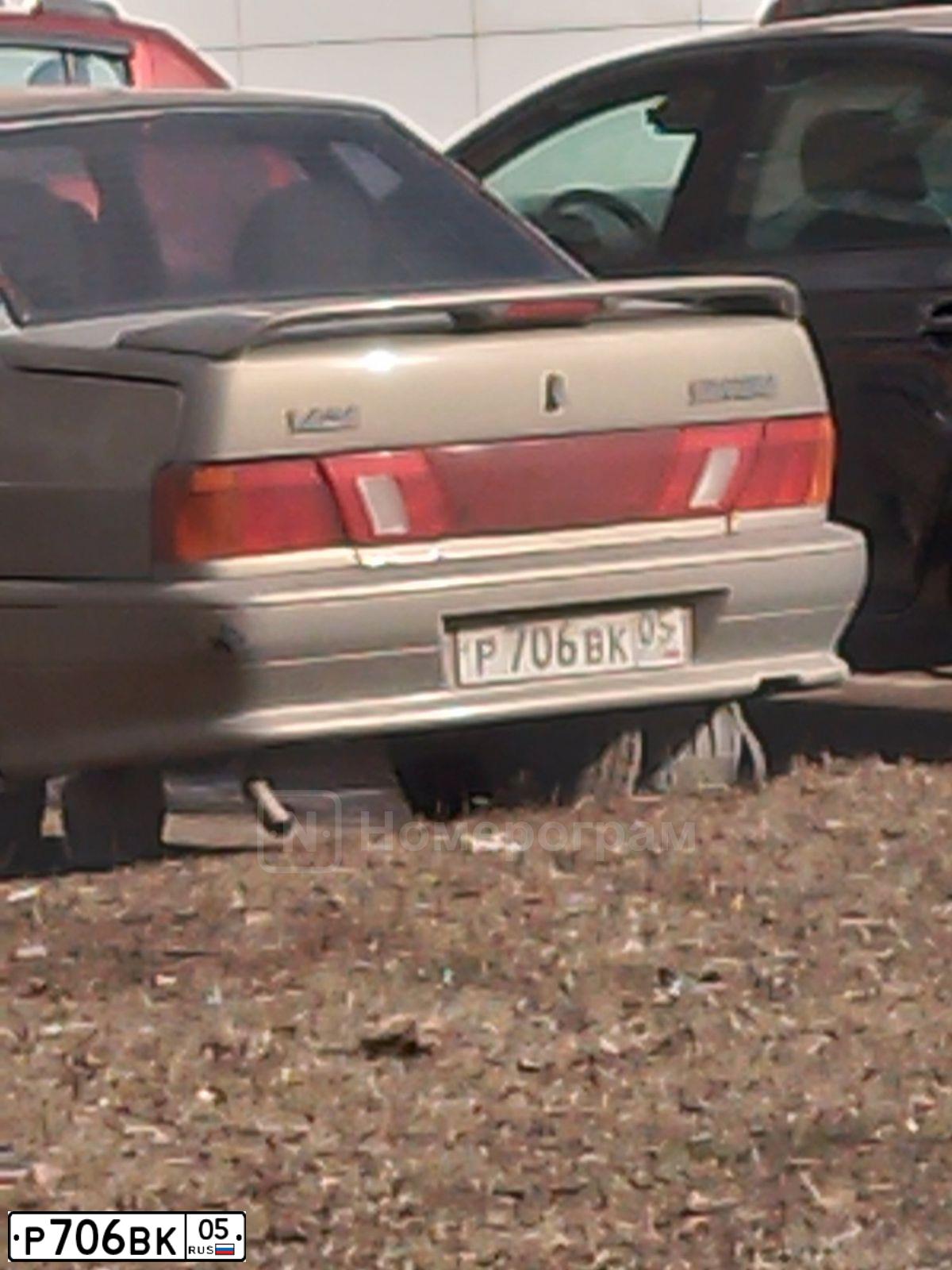 Фото автомобиля LADA 2115 SAMARA, 2007 — госномер Р706ВК05. Цвет: СЕРО-БЕЖЕВЫЙ