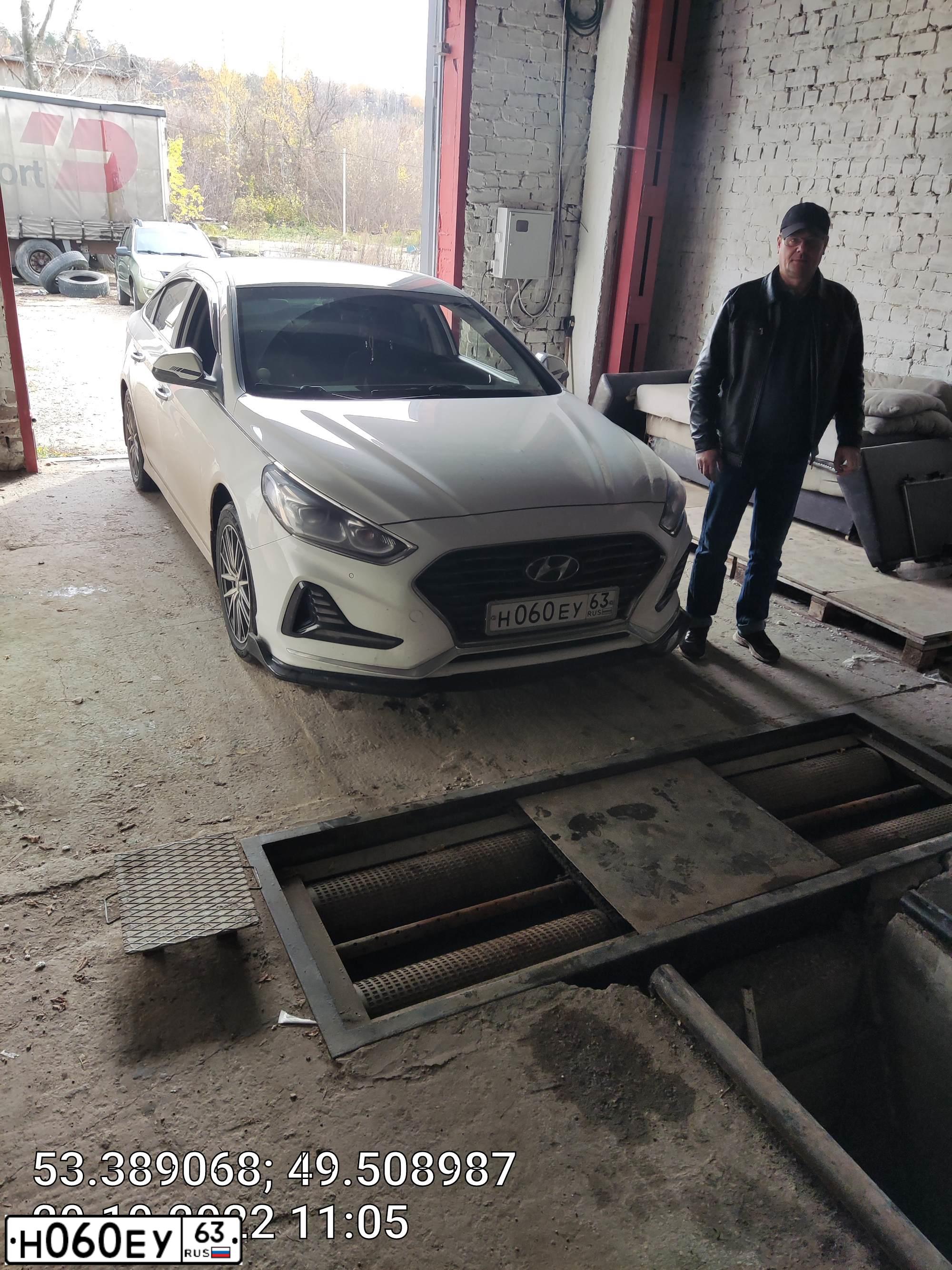Фото автомобиля HYUNDAI SONATA, 2017 — госномер К157ЕС147