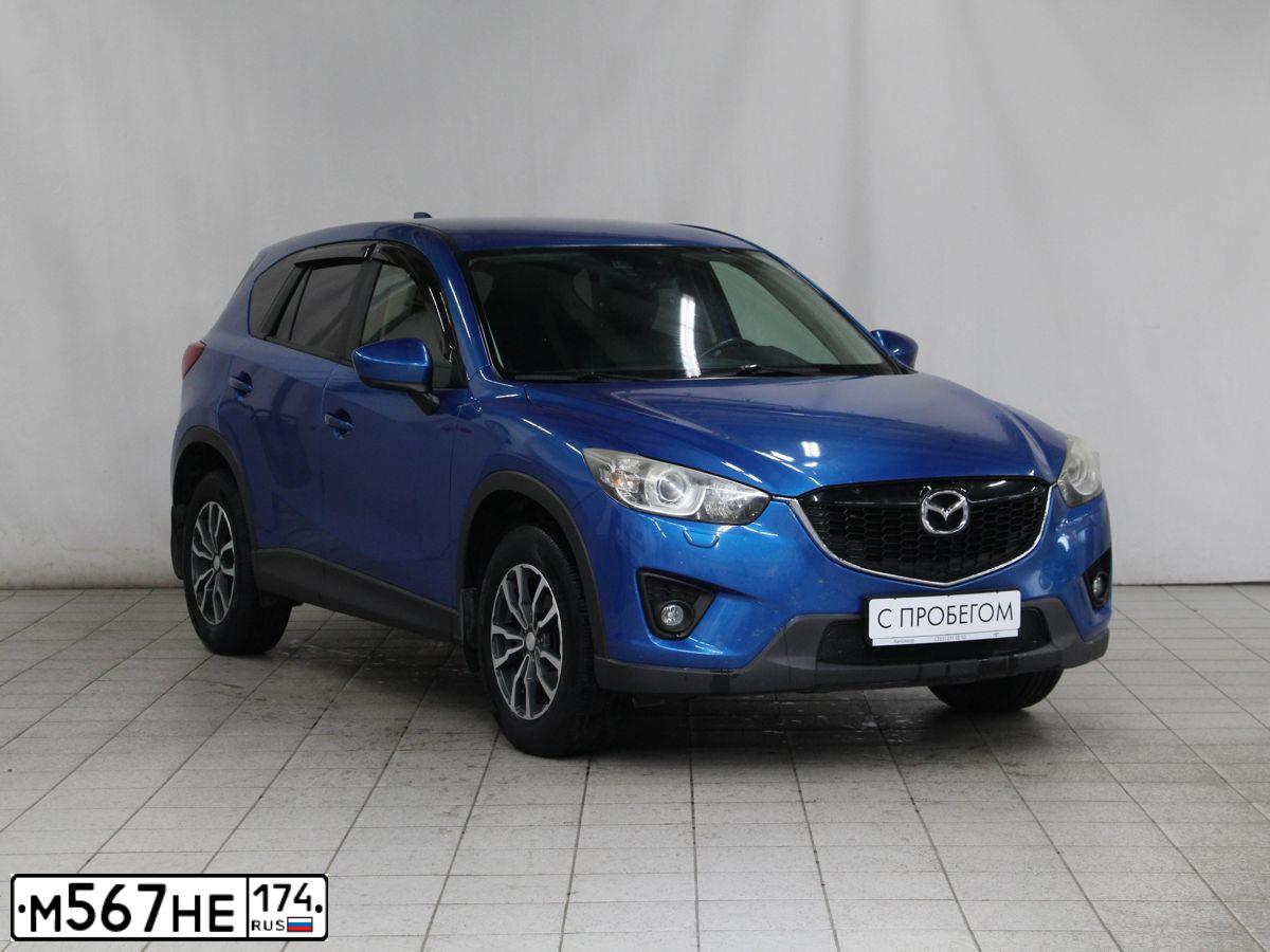 Фото автомобиля MAZDA CX-5, 2012 — госномер А343КМ774. Цвет: СИНИЙ