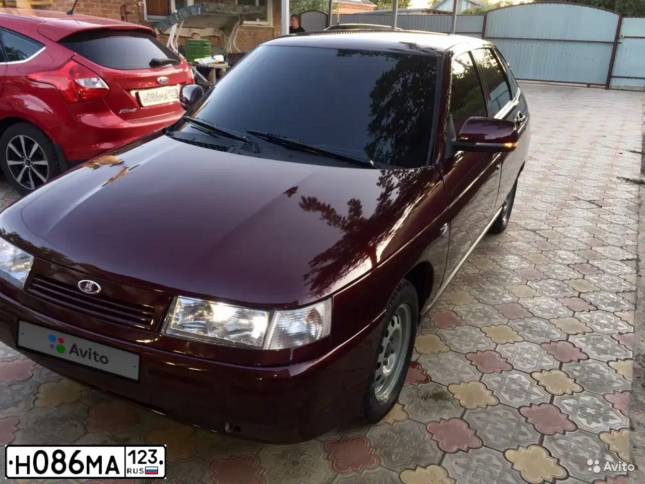Фото автомобиля FORD FOCUS, 2013 — госномер С521ХС193. Цвет: Красный