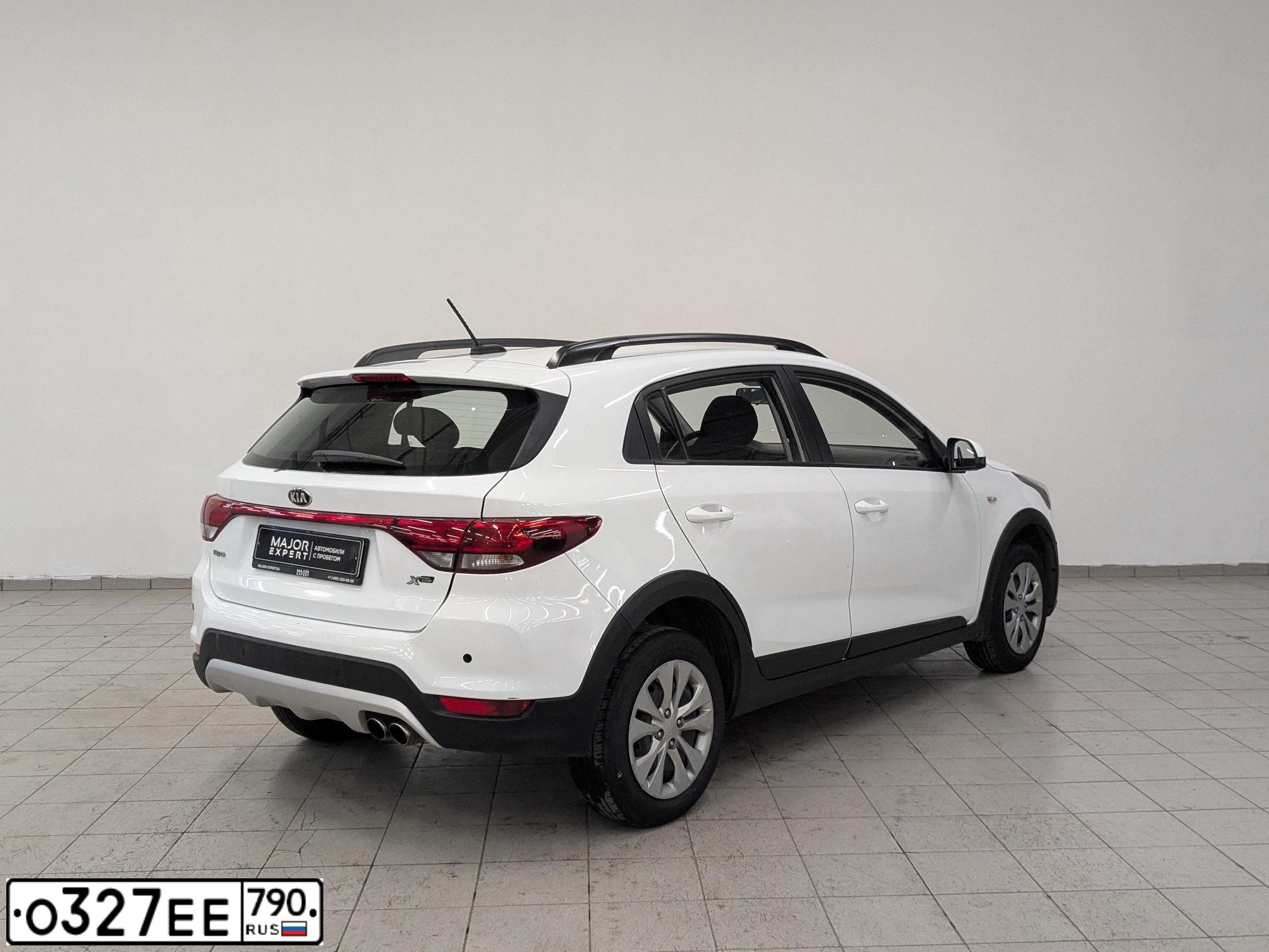 Фото автомобиля KIA RIO, 2020 — госномер Н550УО193. Цвет: Белый