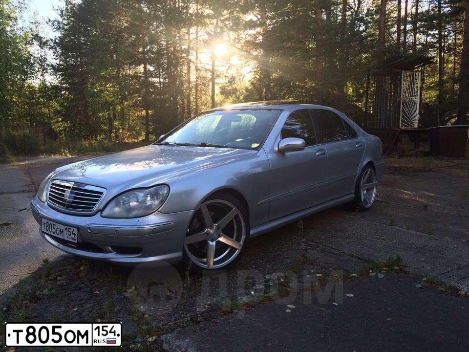 Фото автомобиля MERCEDES S-KLASSE, 2000 — госномер О814ЕМ97. Цвет: Серебристый