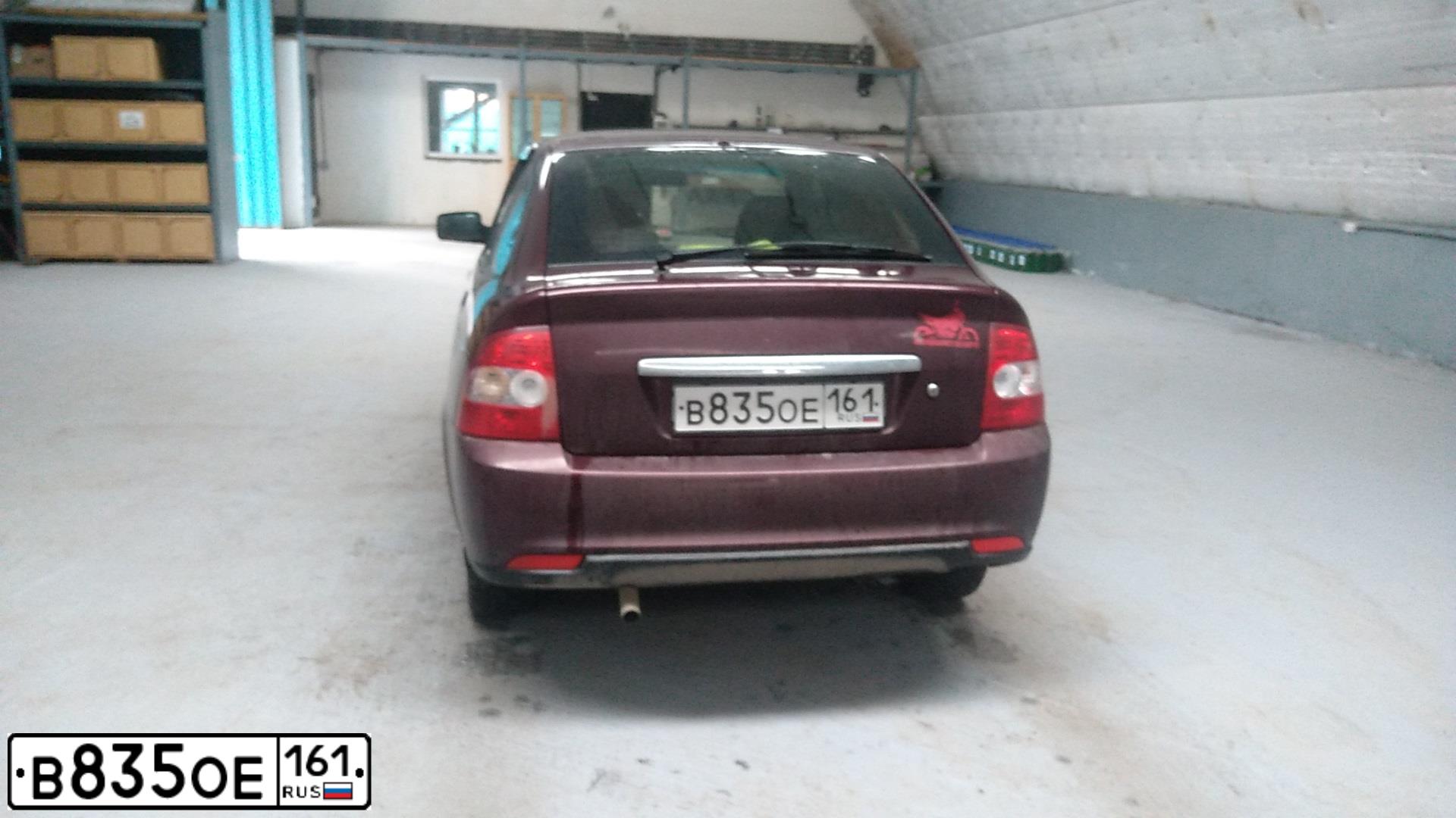 Фото автомобиля ЛАДА 217230 ЛАДА ПРИОРА, 2008 — госномер К400НЕ147. Цвет: ТЕМНО-ВИШНЕВЫЙ