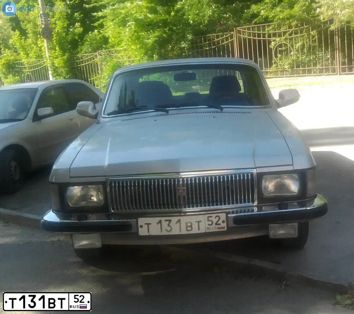 Фото автомобиля GAZ 3102 WOLGA, 2006 — госномер Т131ВТ52. Цвет: СВЕТЛО-СЕРЫЙ