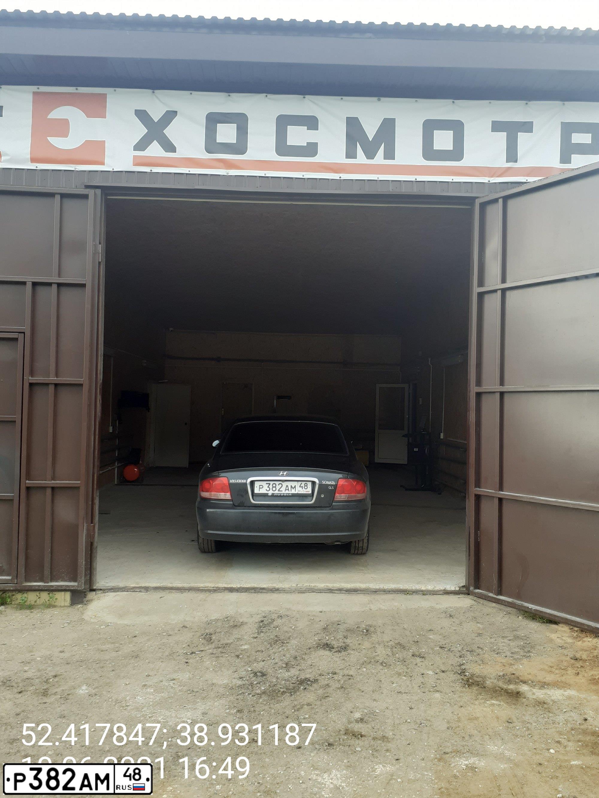 Фото автомобиля TAGAZ SONATA, 2008 — госномер Р382АМ48. Цвет: ЧЕРНЫЙ