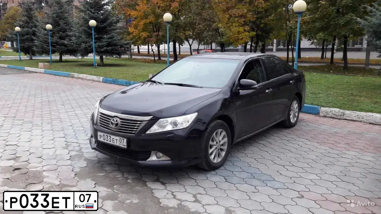 Фото автомобиля TOYOTA CAMRY, 2012 — госномер С873НР58. Цвет: ЧЕРНЫЙ МЕТАЛЛИК