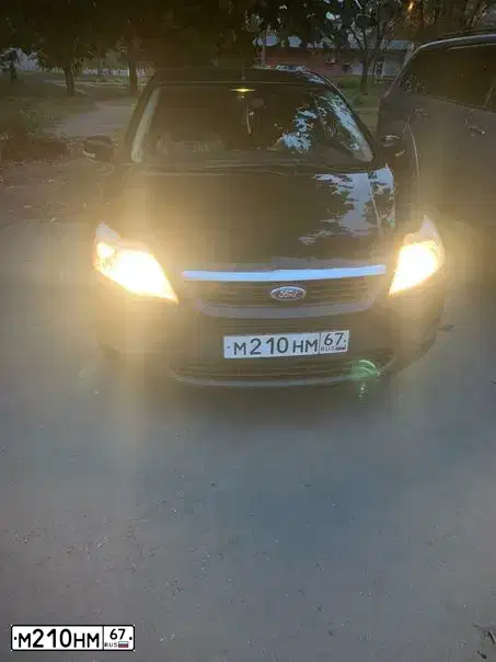Фото автомобиля FORD FOCUS, 2010 — госномер У762УВ71. Цвет: ЧЕРНЫЙ