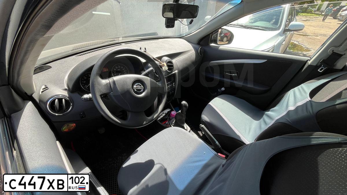 Фото автомобиля NISSAN ALMERA /AVTOVAZ/, 2016 — госномер С447ХВ102. Цвет: ТЕМНО-СИНИЙ