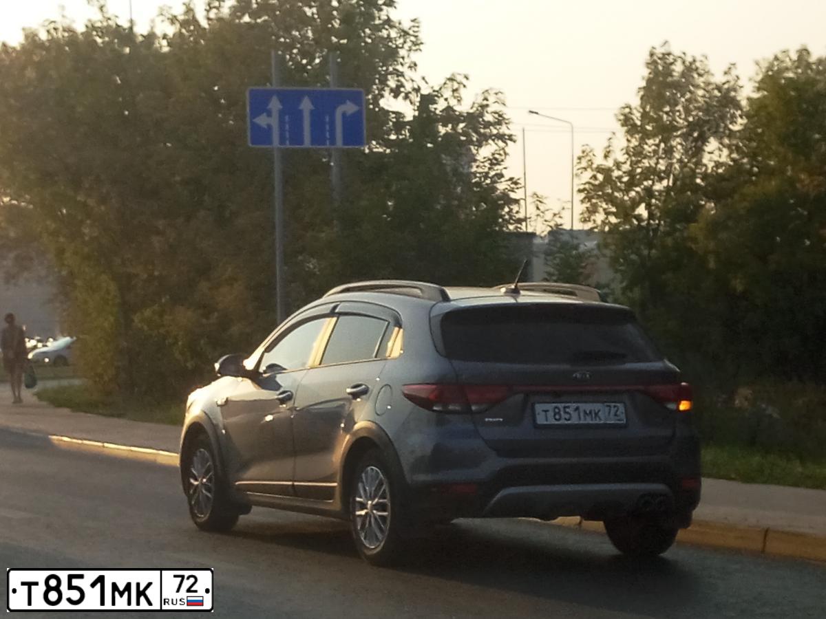 Фото автомобиля KIA RIO, 2020 — госномер Т851МК72