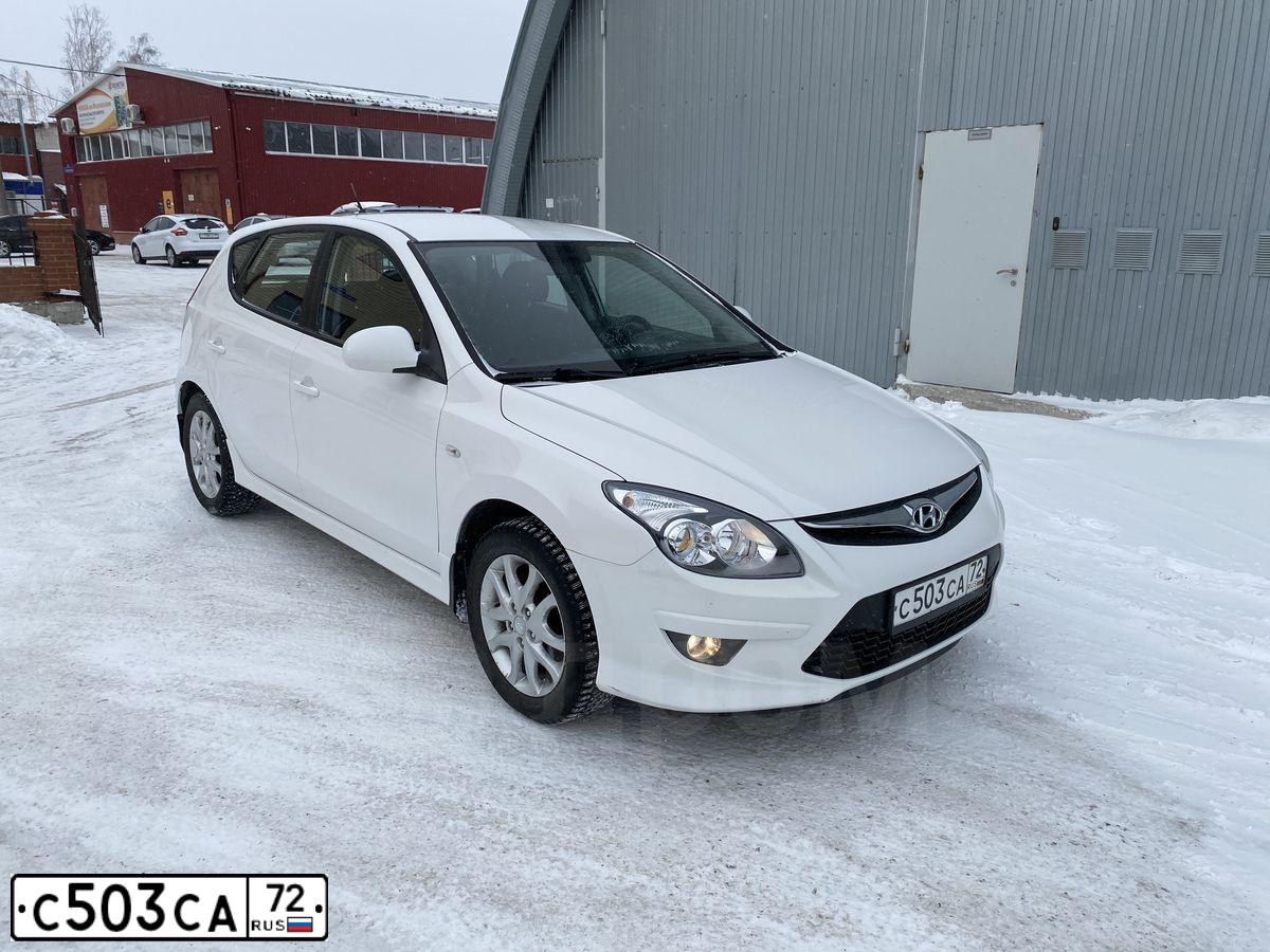 Фото автомобиля HYUNDAI I30, 2011 — госномер С503СА72. Цвет: Белый