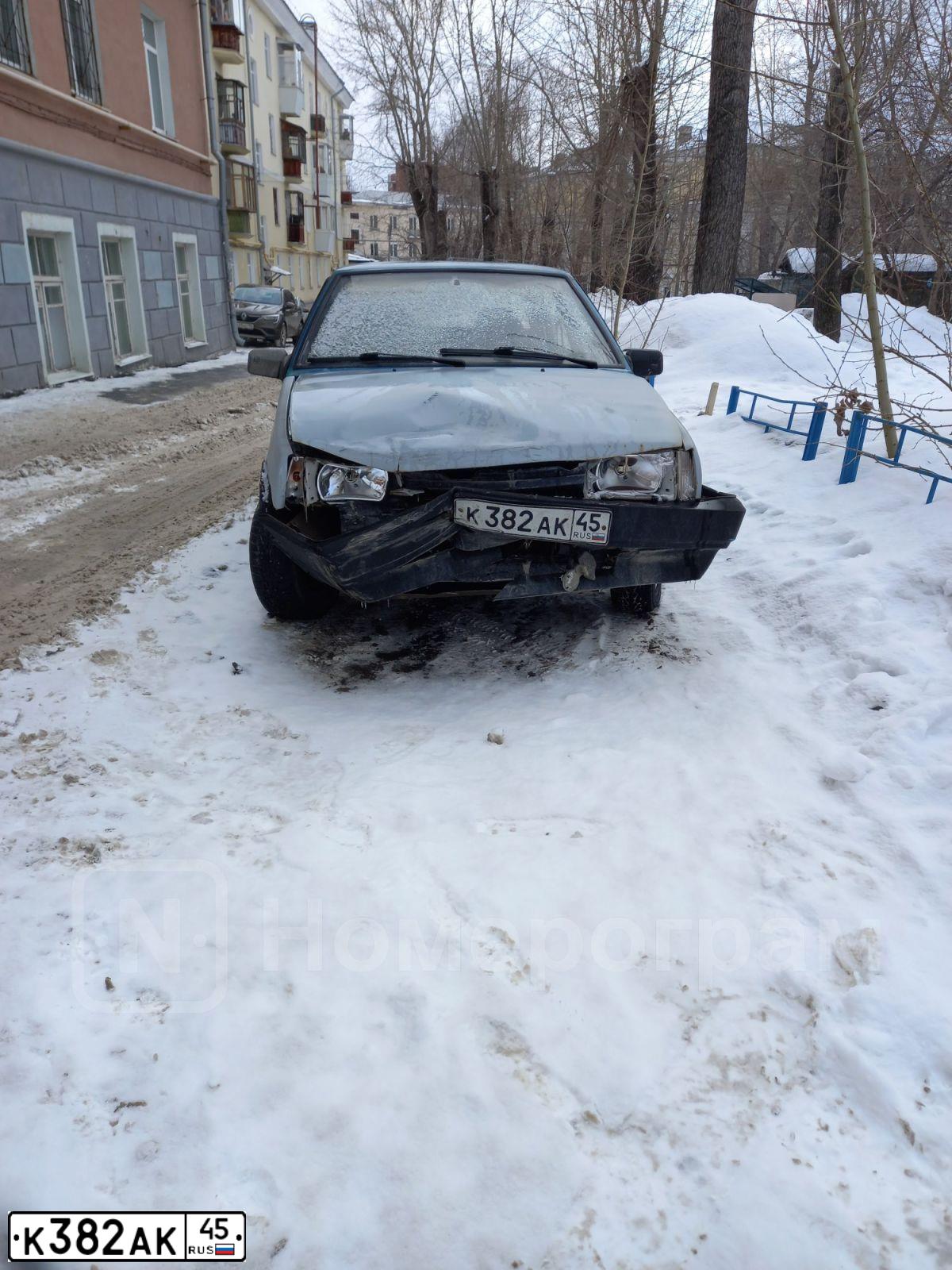 Фото автомобиля LADA 2109 SAMARA, 1997 — госномер К382АК45. Цвет: АКВАМАРИН
