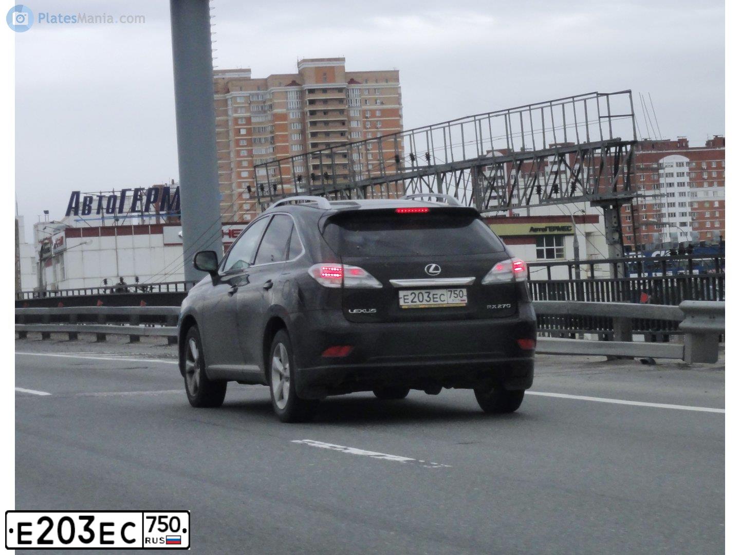 Фото автомобиля LEXUS RX, 2010. Цвет: ЧЕРНЫЙ