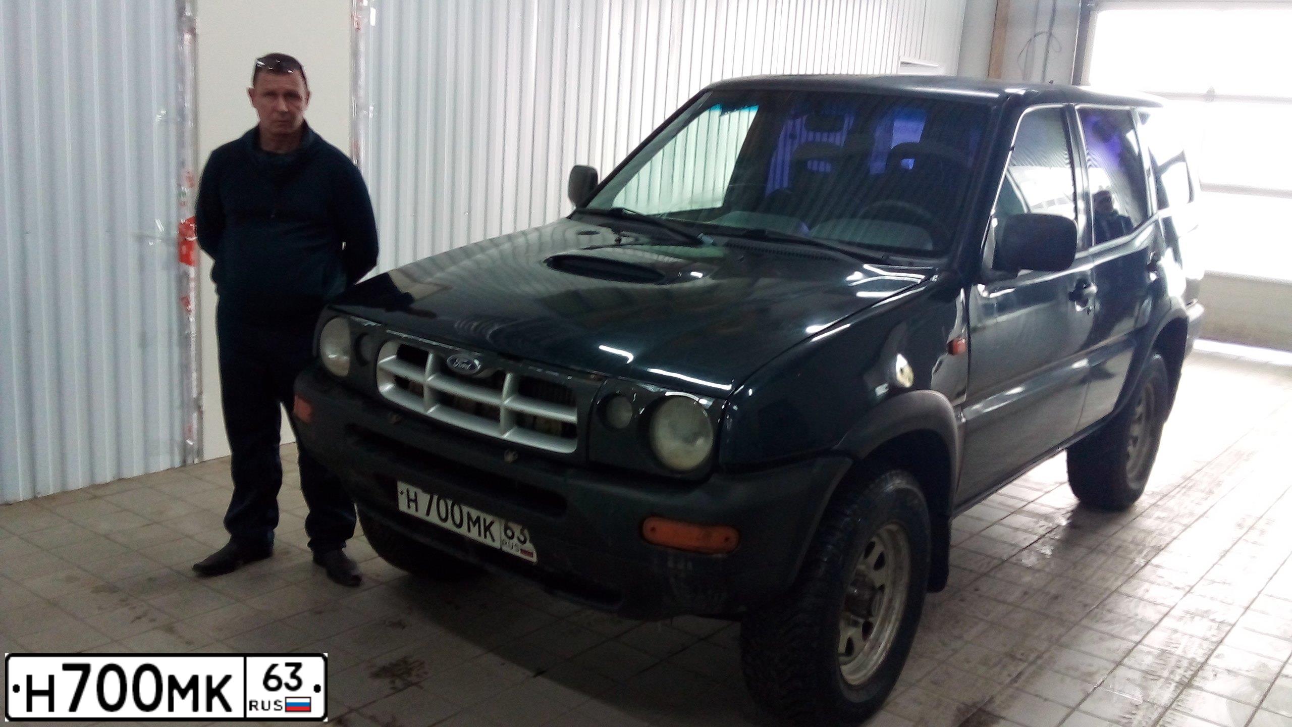 Фото автомобиля FORD MAVERICK, 1996 — госномер Т602ХК73. Цвет: синий