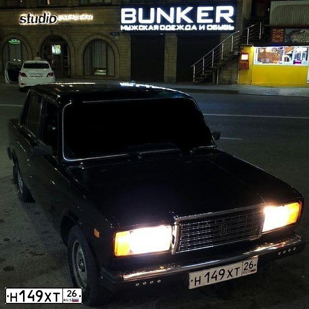Фото автомобиля LADA 2107 LADA, 2010 — госномер Р723КО05. Цвет: СИНЕ-ЧЕРНЫЙ