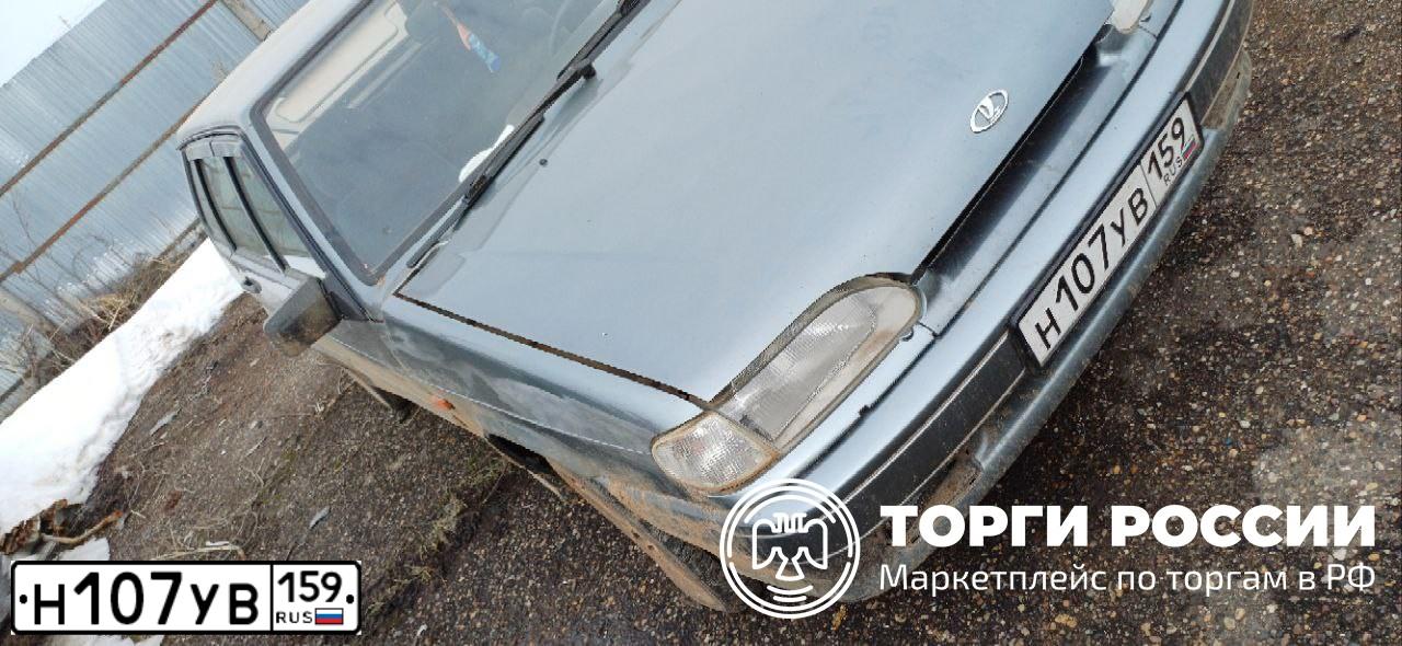 Фото автомобиля LADA 2114 SAMARA, 2012 — госномер В504ЕК159. Цвет: средний серо-зеленый металлик