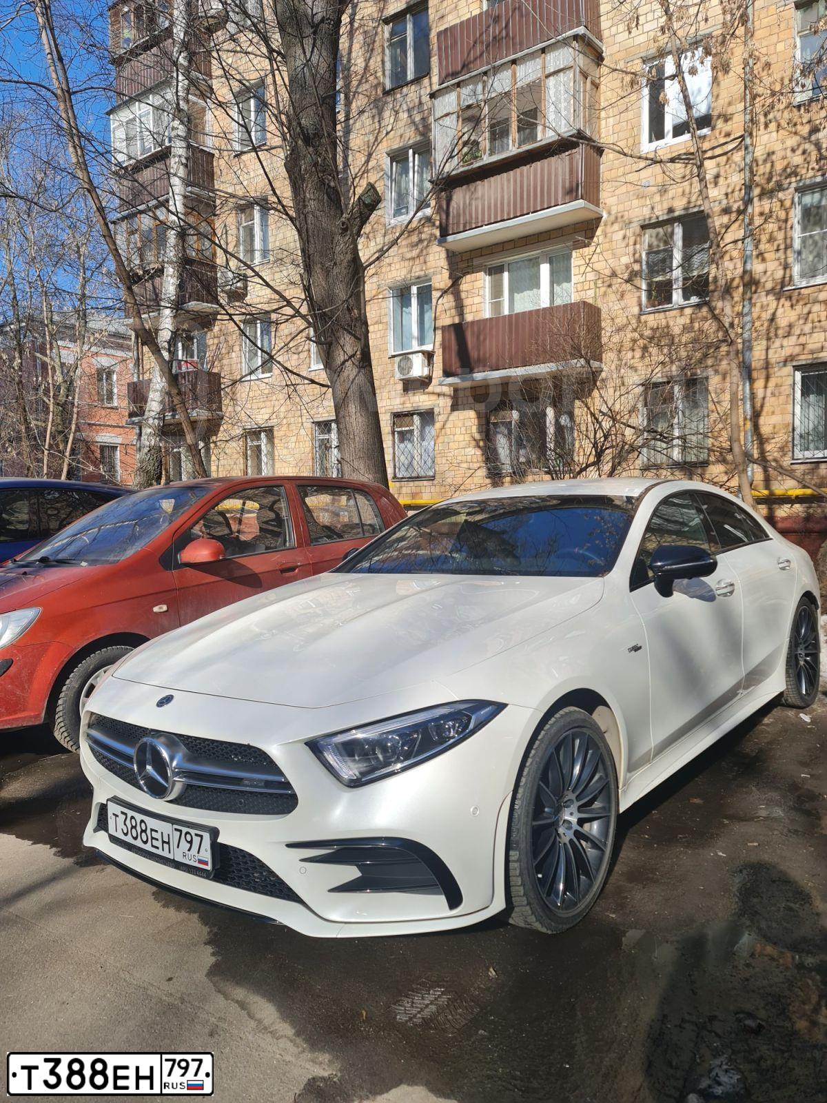 Фото автомобиля MERCEDES-BENZ AMG GLE 53 4MATIC, 2021 — госномер Т388ЕН797. Цвет: Белый